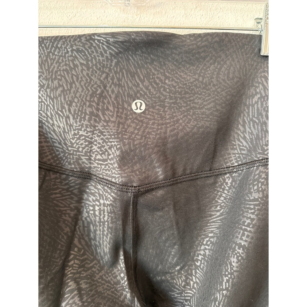 Lululemon Align High-Rise Pant 25 Pockets Ripple Wave Black Multi size 6 - Picture 3 of 4